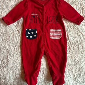 Tommy Hilfiger Red Baby Kids 4th of July One Piece Onsie Footsie